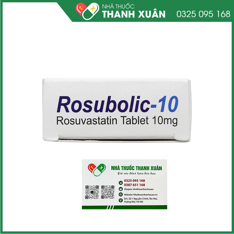 Rosubolic-10 thuốc điều trị mỡ máu